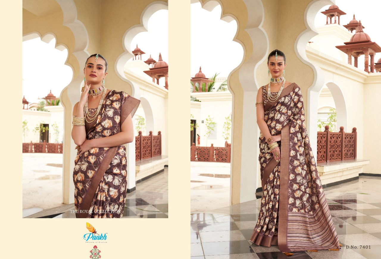 Karvaah Vol2 By Pankh Gotta Sik Designer Saree Catalogue